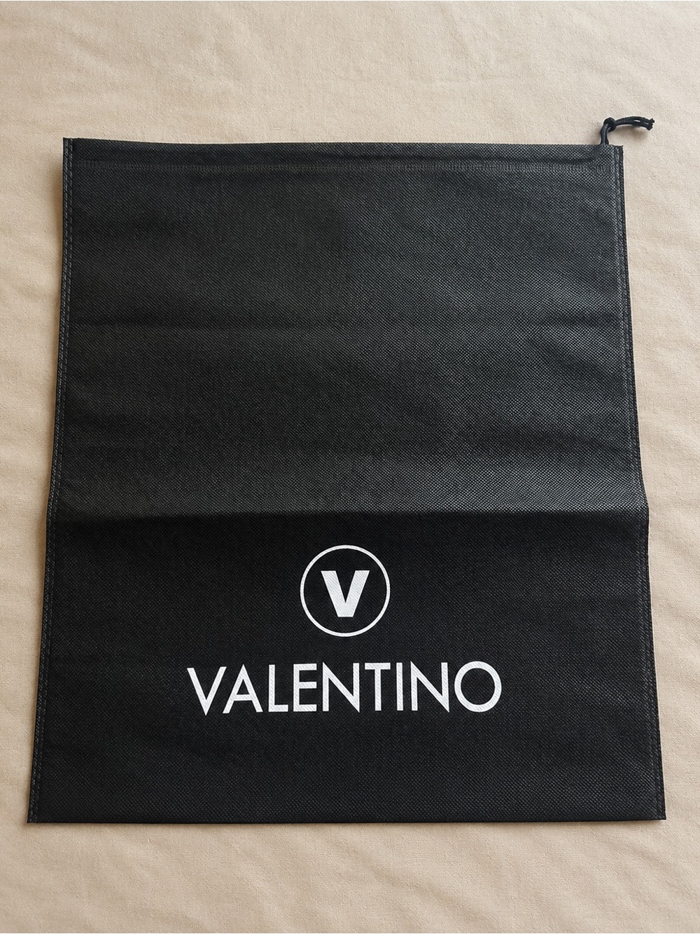 Authentic Valentino Black Drawstring Dust Bag
